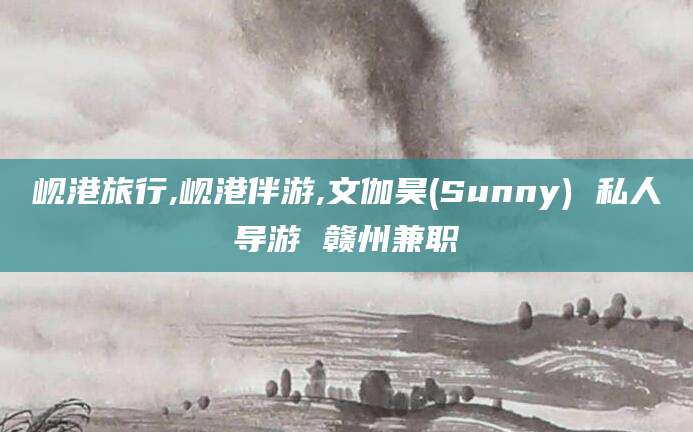岘港旅行,岘港伴游,文伽昊(Sunny) 私人导游 赣州兼职